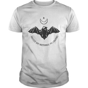 Protect Our Nocturnal Pollinators Bat Moon Shirt